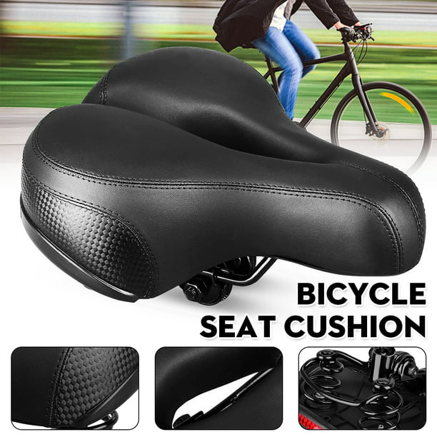 Extra Wide Large Shock Absorption Bicycle Bike Cycling Saddle Seat Cushion